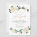 Search for green baby girl shower invitations Floral