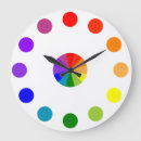 Search for color wheel clocks Geometric