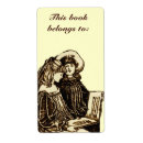 Search for girl reading a bookplates Library