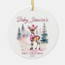 Search for first deer christmas tree decorations Cute