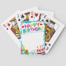 Search for happy birthday playing cards Colourful