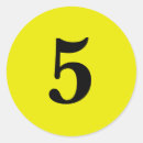 Search for no 5 stickers Yellow