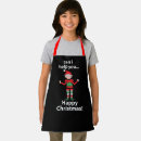 Search for cute elf aprons Xmas