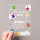 Search for kite birthday invitations Sky