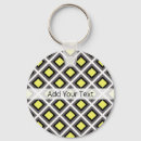 Search for yellow and grey key rings Black