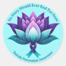 Search for suicide prevention ribbon stickers Hope
