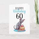 Search for blue cat birthday cards Cake