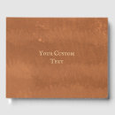 Search for leather guest books Simple