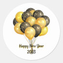 Search for new year stickers balloons