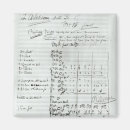 Search for autograph magnets Handwritten