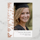 Search for rose gold graduation invitations Foil