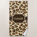 Search for leopard beach towels Girly