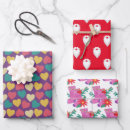 Search for pink santa claus wrapping paper Vintage