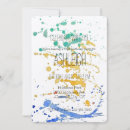 Search for splatter invitations Watercolor