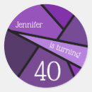 Search for 40 birthday stickers Geometric