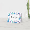 Search for painted thank you cards Teal