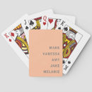 Search for peach playing cards Minimalist