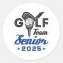 Search for golf team stickers Golfer