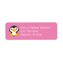 Search for pink penguin return address labels Winter