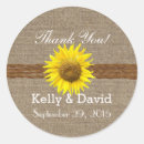 Search for sunflower on burlap stickers Vintage