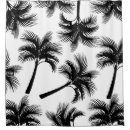 Search for palm tree shower curtains Black and white