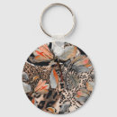 Search for leopard skin key rings Watercolor