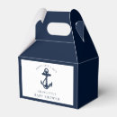 Search for nautical favour boxes Navy blue