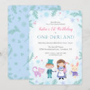Search for tea 1st birthday invitations Mad hatter