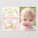 Search for girl deer birthday invitations For her