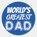 Search for world best dad stickers Father