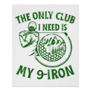 Search for sports club posters Golfer