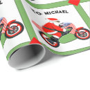 Search for motorcycle christmas wrapping paper For him