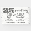 Search for 25th anniversary banners Vow renewal