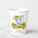 Search for baby shower paper cups Elephant