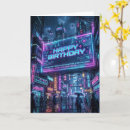 Search for neon birthday cards Colourful