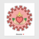 Search for irish claddagh stickers Crown