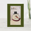 Search for primitive snowman christmas cards Folk