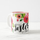 Search for my sister my friend mugs Trendy