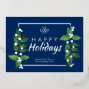 Search for logo christmas cards Navy blue
