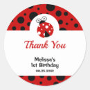 Search for red ladybugs stickers Girl