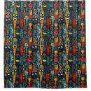 Search for african shower curtains Black