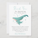 Search for whale thank you cards Under the sea
