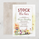 Search for stock the bar shower invitations Rustic