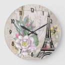 Search for eiffel tower clocks Watercolor