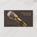 Search for vocalist business cards Singer