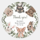 Search for cute woodland baby shower stickers Forest friends