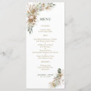 Search for boho wedding menus Botanical