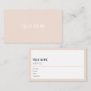 Search for individual business cards Modern