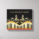Search for black and gold music notes art Keyboard