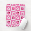 Search for happy faces mouse mats Pink